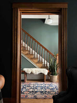 Vintage Persian rug sustainable home decor at Woven Kin Home