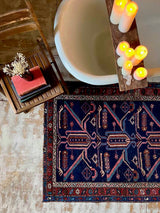 Vintage Persian Area Rug Sustainable Luxury Home Decor