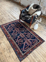 Vintage Persian Area Rug Sustainable Luxury Home Decor