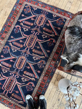 Vintage Persian Area Rug Sustainable Luxury Home Decor