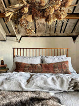 Vintage Rug Pillow Sustainable Home Decor @ Woven Kin Home