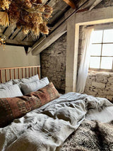 Vintage Rug Pillow Sustainable Home Decor @ Woven Kin Home