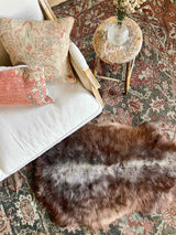 Organic Sheepskin Rug at Woven Kin Home Sustainable Home Decor