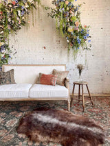 Organic Sheepskin Rug at Woven Kin Home Sustainable Home Decor