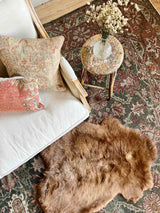 Organic Sheepskin Rug at Woven Kin Home Sustainable Home Decor