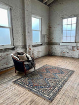 Vintage Persian Area Rug Sustainable Luxury Home Decor