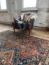 Vintage Persian Area Rug Sustainable Luxury Home Decor