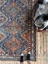 Vintage Persian Area Rug Sustainable Luxury Home Decor