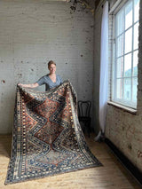 Vintage Persian Area Rug Sustainable Luxury Home Decor