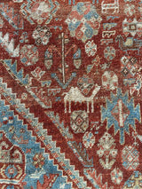 vintage Persian area rug at Petrichor Vintage Co.