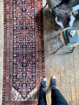 vintage Persian runner rug