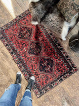 Vintage Persian Accent Rug
