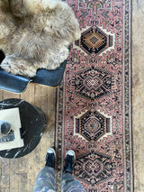 Vintage Persian runner rug