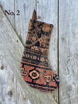 Antique Rug Christmas Stocking