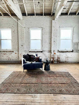 Vintage Persian Area Rug Sustainable Luxury Home Decor