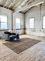 Vintage Persian Area Rug Sustainable Luxury Home Decor