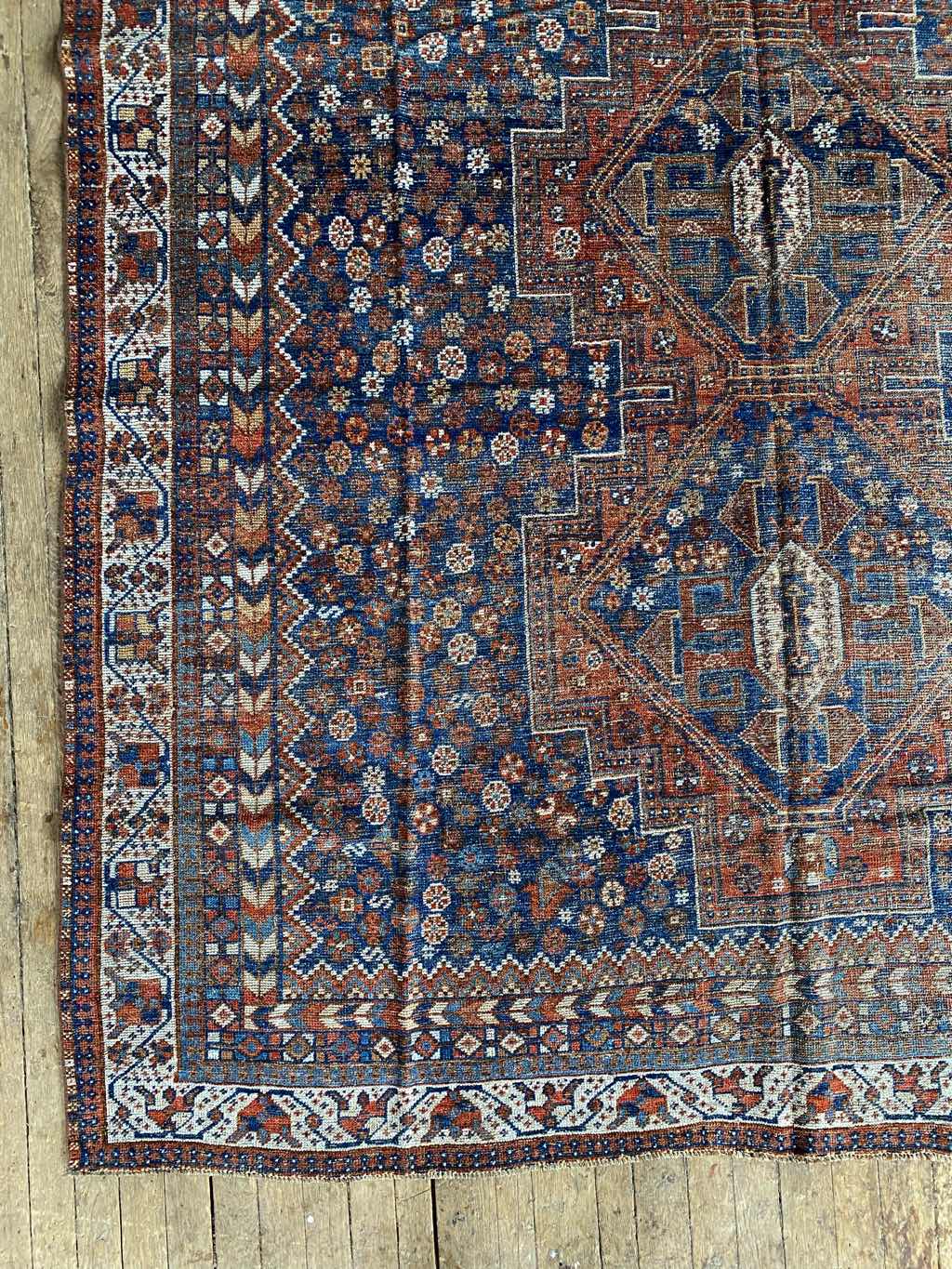 Burdett // Antique Persian area rug Woven Kin Home