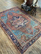 antique Persian area rug