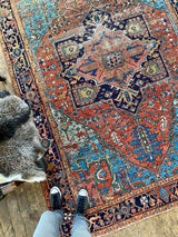 antique Persian area rug