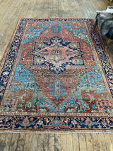 antique Persian area rug