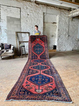 antique Persian runner rug