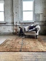 vintage Persian area rug at Petrichor Vintage Co.