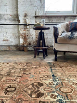 vintage Persian area rug at Petrichor Vintage Co.