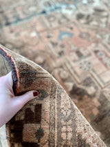 vintage Persian area rug at Petrichor Vintage Co.