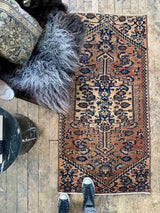 Vintage Persian runner rug