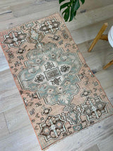 vintage Turkish accent rug