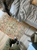 vintage Turkish accent rug