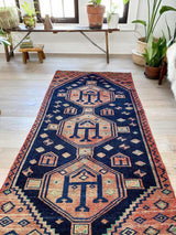 vintage Persian area rug at Petrichor Vintage Co.