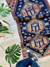 vintage Persian area rug at Petrichor Vintage Co.