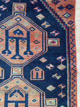 vintage Persian area rug at Petrichor Vintage Co.