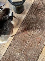 Vintage Persian runner rug