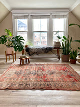 Frances // 6'3" x 4'9" - Vintage Rug at Petrichor Vintage Co.
