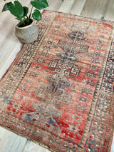 Frances // 6'3" x 4'9" - Vintage Rug at Petrichor Vintage Co.