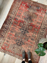 Frances // 6'3" x 4'9" - Vintage Rug at Petrichor Vintage Co.