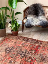 Frances // 6'3" x 4'9" - Vintage Rug at Petrichor Vintage Co.