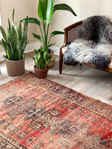 Frances // 6'3" x 4'9" - Vintage Rug at Petrichor Vintage Co.