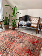 Frances // 6'3" x 4'9" - Vintage Rug at Petrichor Vintage Co.