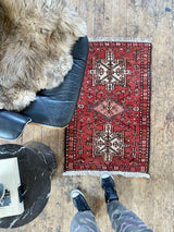 Vintage Persian accent rug
