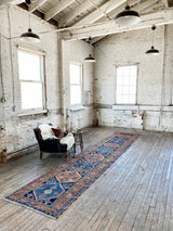 Antique Persian runner rug