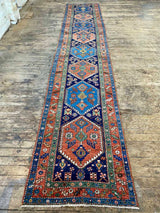 Antique Persian runner rug