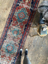 antique Persian runner rug