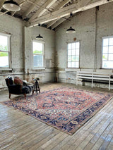 antique Persian area rug