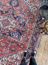 antique Persian area rug