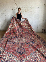 antique Persian area rug