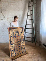 Antique Caucasian Accent Rug