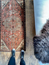 Vintage Persian runner rug